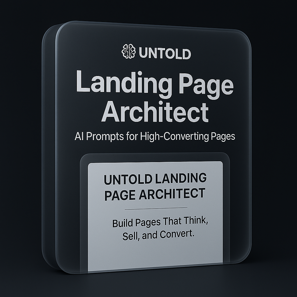 Untold Landing Page Architect – AI Prompts for High-Converting Pages