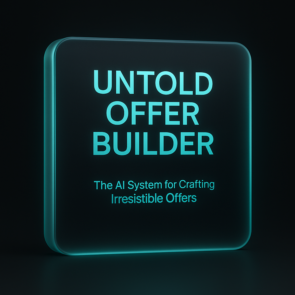 Untold Offer Builder AI – AI Offer Generator for Marketers
